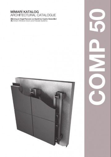 COMP 50 Kompozit Panel Alüminyum Profilleri